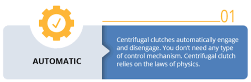 automatic centrifugal clutches